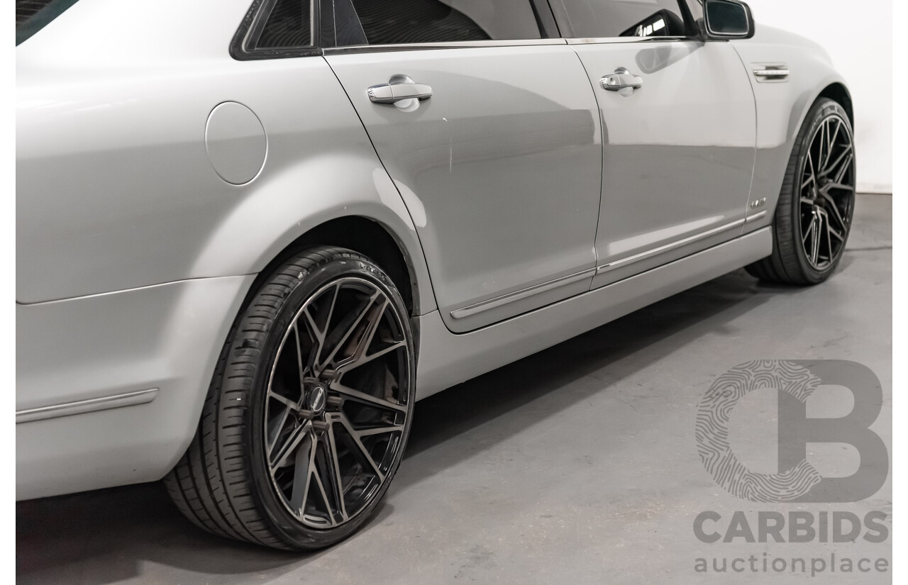 8/2010 Holden Caprice WM MY10 4d Sedan Silver V8 6.0L