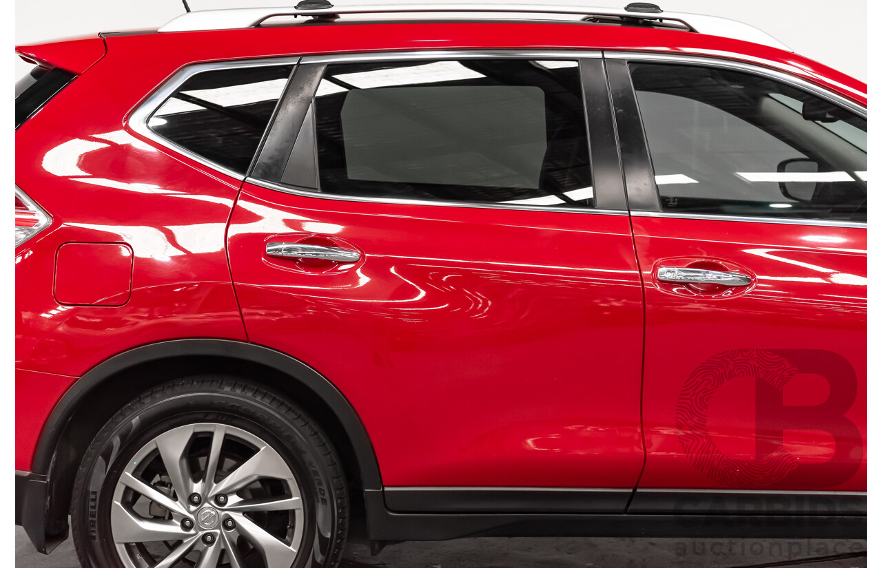 5/2016 Nissan X-Trail TL T32 4d Wagon Red Turbo Diesel 1.6L