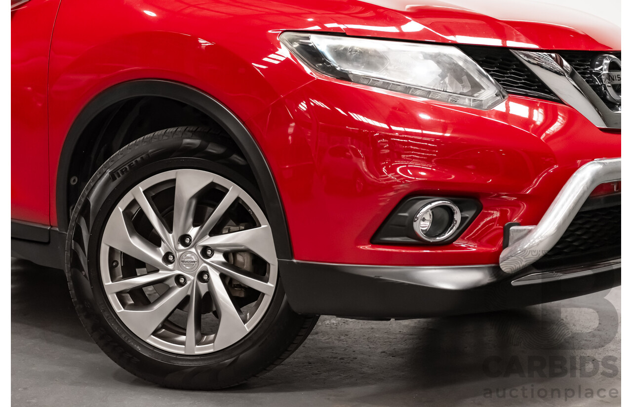 5/2016 Nissan X-Trail TL T32 4d Wagon Red Turbo Diesel 1.6L