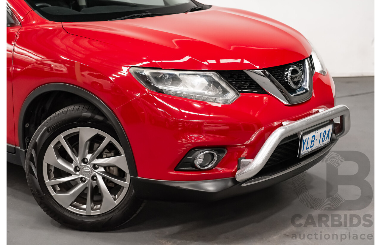 5/2016 Nissan X-Trail TL T32 4d Wagon Red Turbo Diesel 1.6L