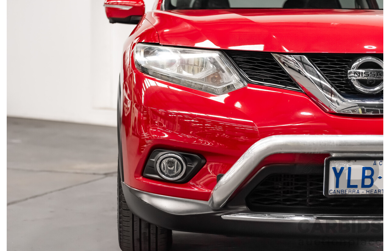 5/2016 Nissan X-Trail TL T32 4d Wagon Red Turbo Diesel 1.6L