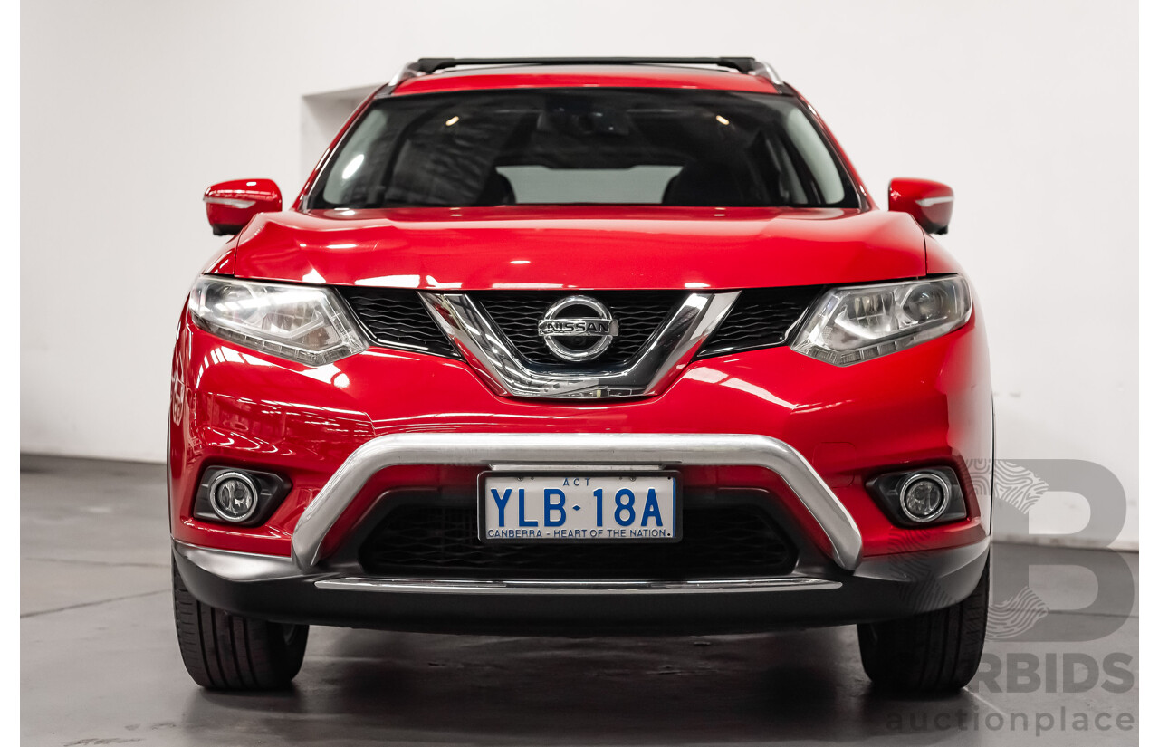 5/2016 Nissan X-Trail TL T32 4d Wagon Red Turbo Diesel 1.6L
