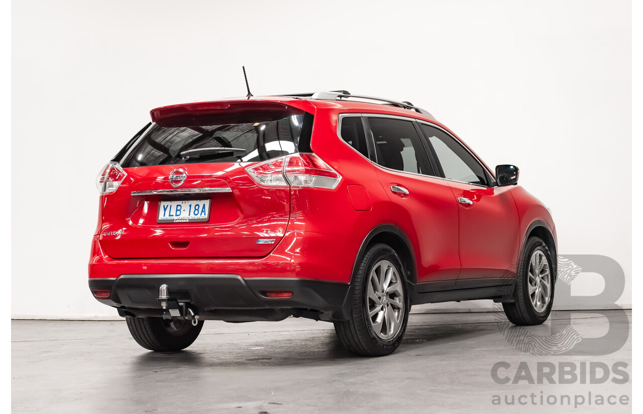 5/2016 Nissan X-Trail TL T32 4d Wagon Red Turbo Diesel 1.6L