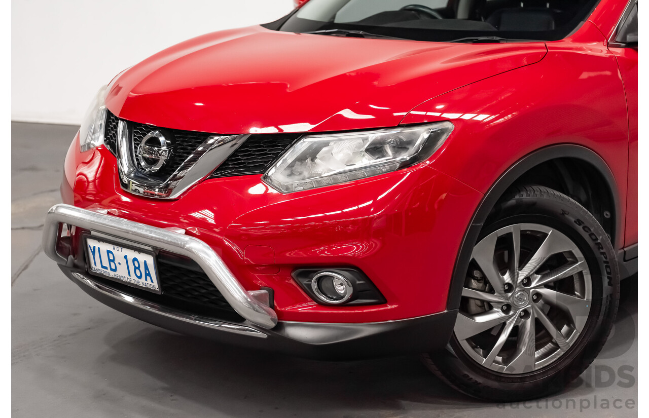 5/2016 Nissan X-Trail TL T32 4d Wagon Red Turbo Diesel 1.6L
