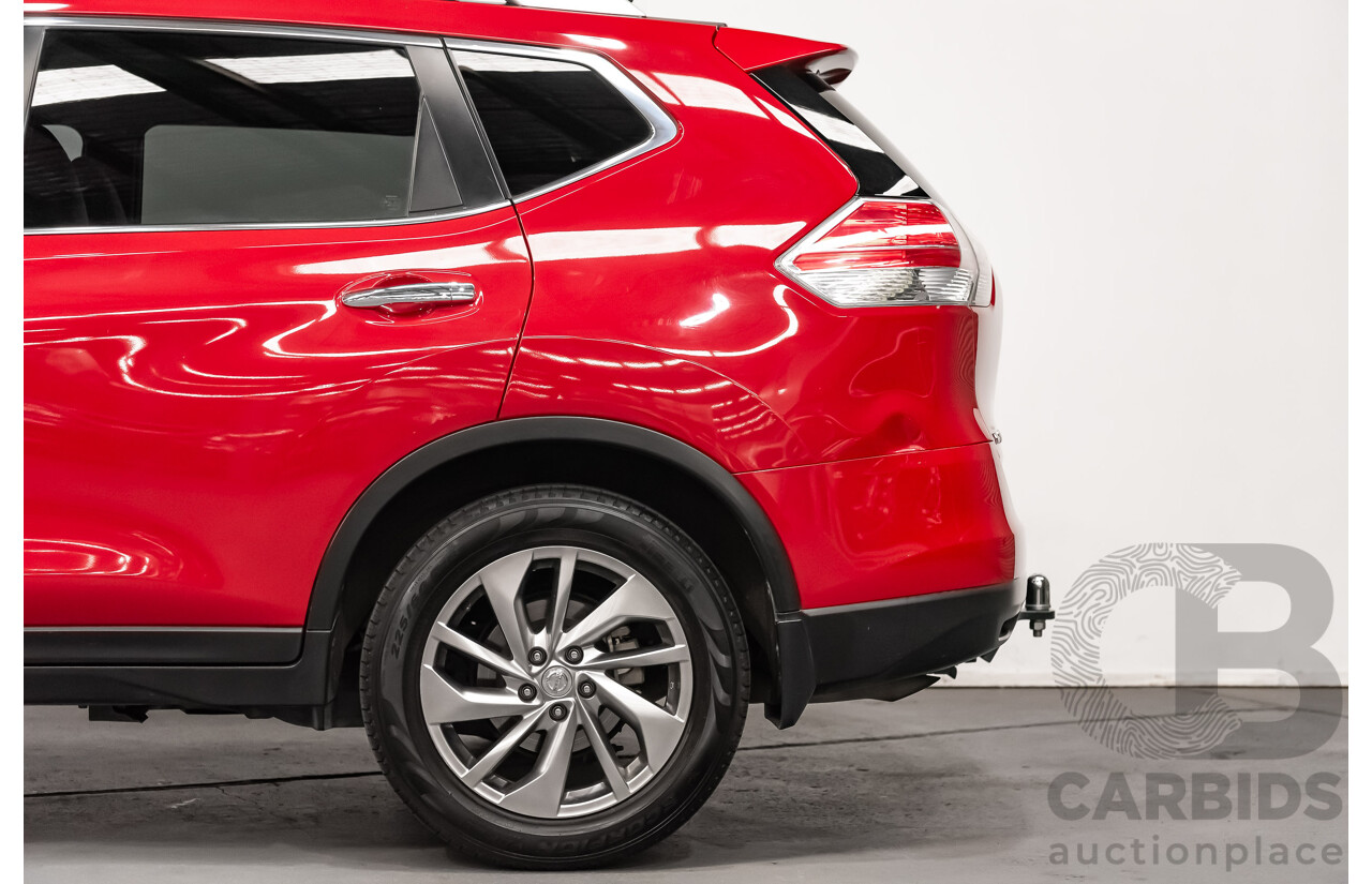 5/2016 Nissan X-Trail TL T32 4d Wagon Red Turbo Diesel 1.6L