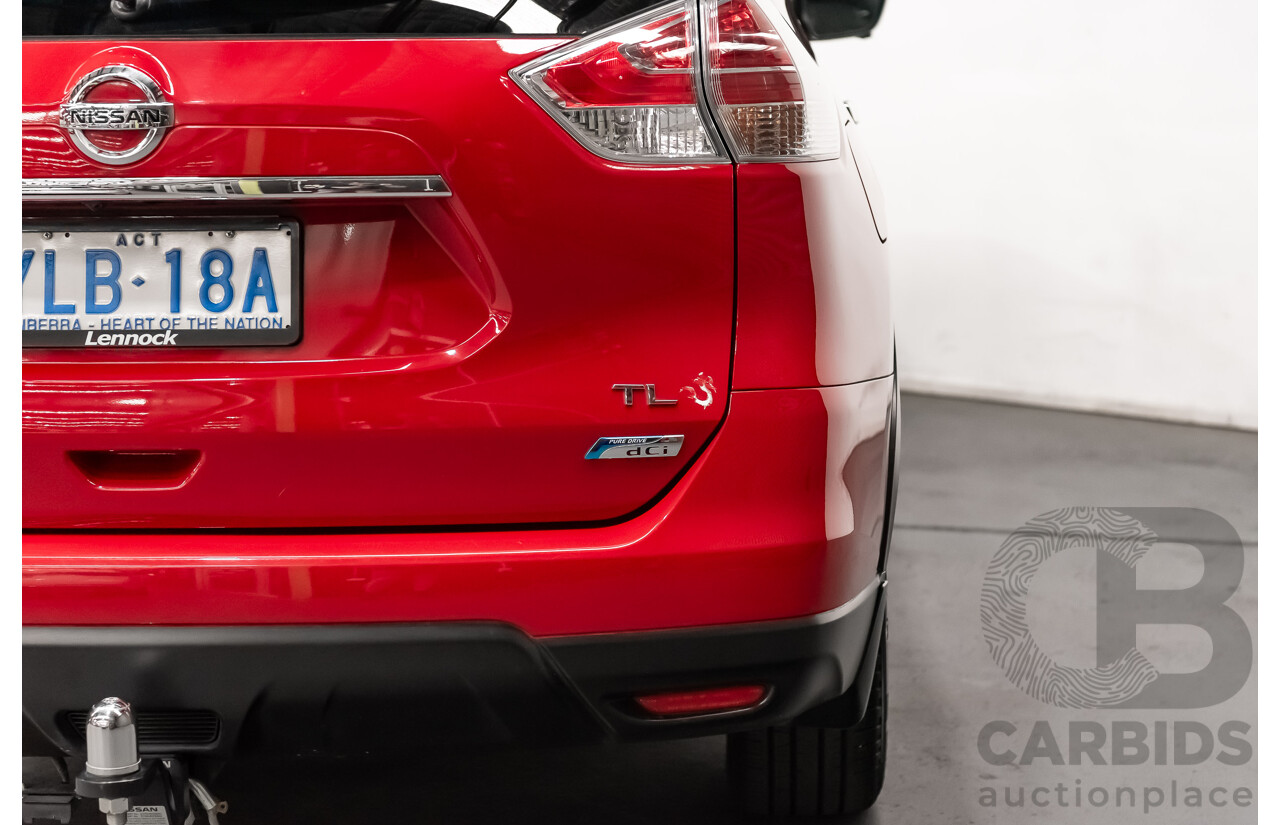 5/2016 Nissan X-Trail TL T32 4d Wagon Red Turbo Diesel 1.6L