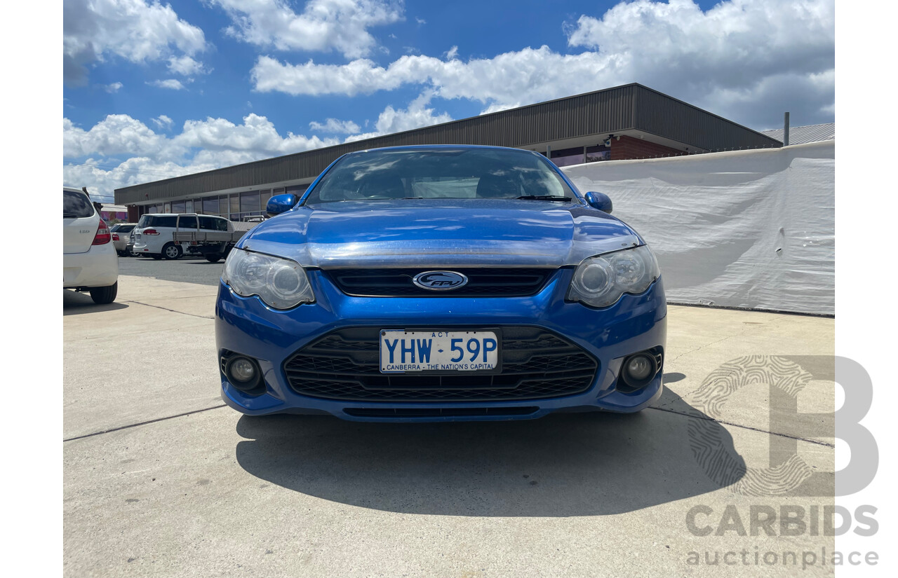 03/12 Ford Falcon XR6 RWD FG UPGRADE 4D Sedan Blue 4.0L