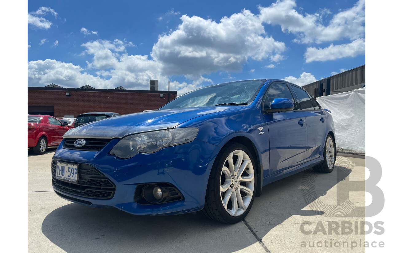 03/12 Ford Falcon XR6 RWD FG UPGRADE 4D Sedan Blue 4.0L