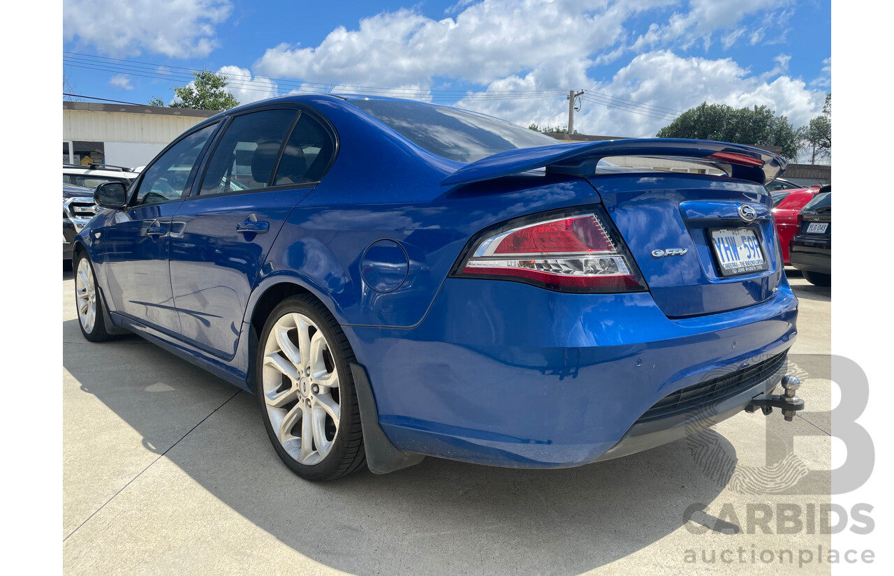 03/12 Ford Falcon XR6 RWD FG UPGRADE 4D Sedan Blue 4.0L