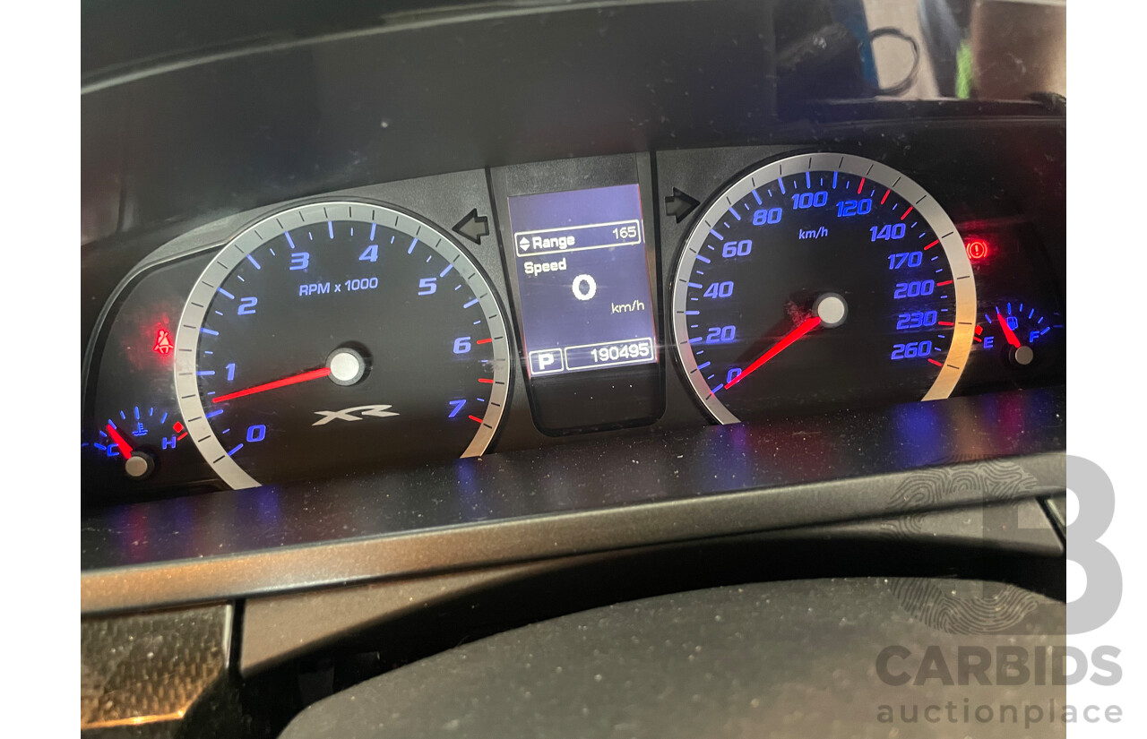 03/12 Ford Falcon XR6 RWD FG UPGRADE 4D Sedan Blue 4.0L