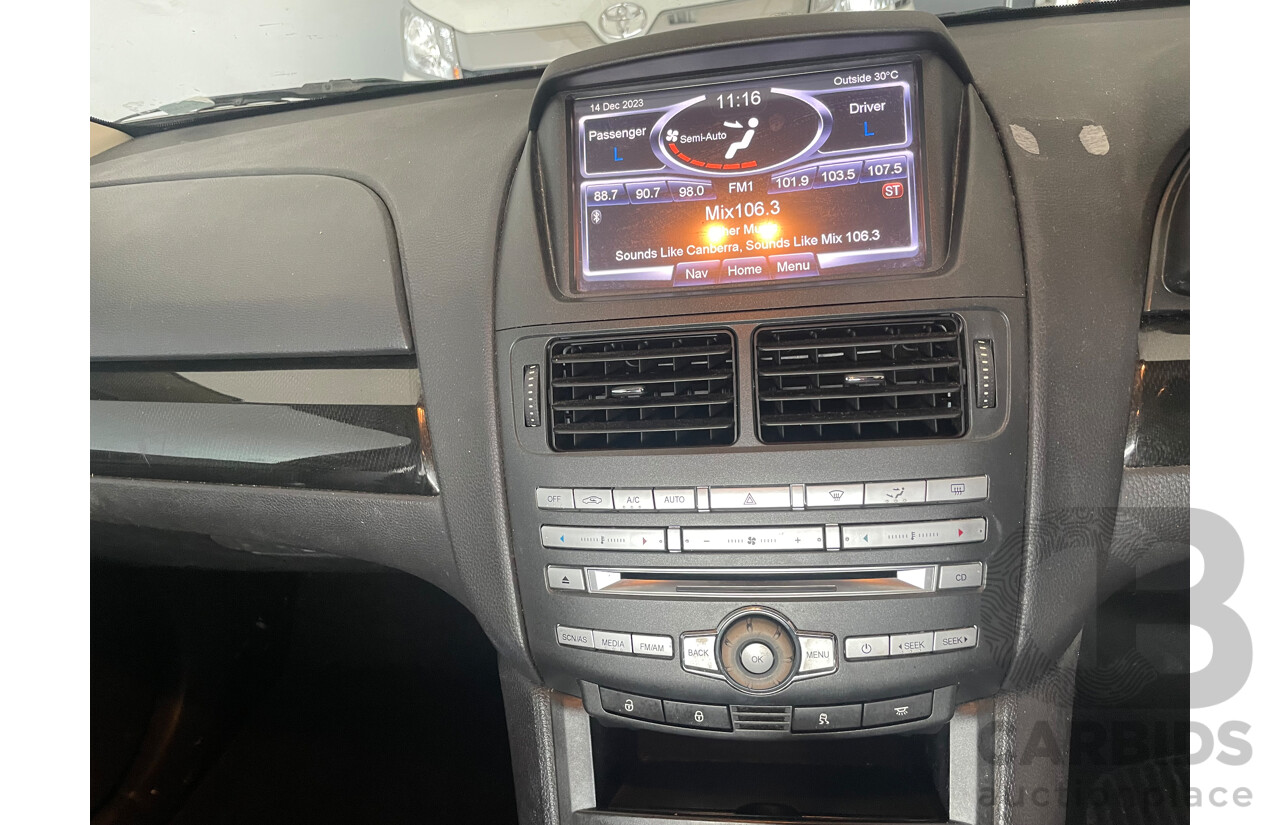 03/12 Ford Falcon XR6 RWD FG UPGRADE 4D Sedan Blue 4.0L