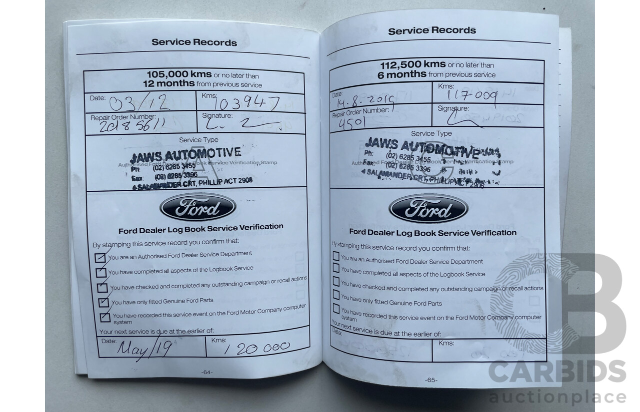 03/12 Ford Falcon XR6 RWD FG UPGRADE 4D Sedan Blue 4.0L