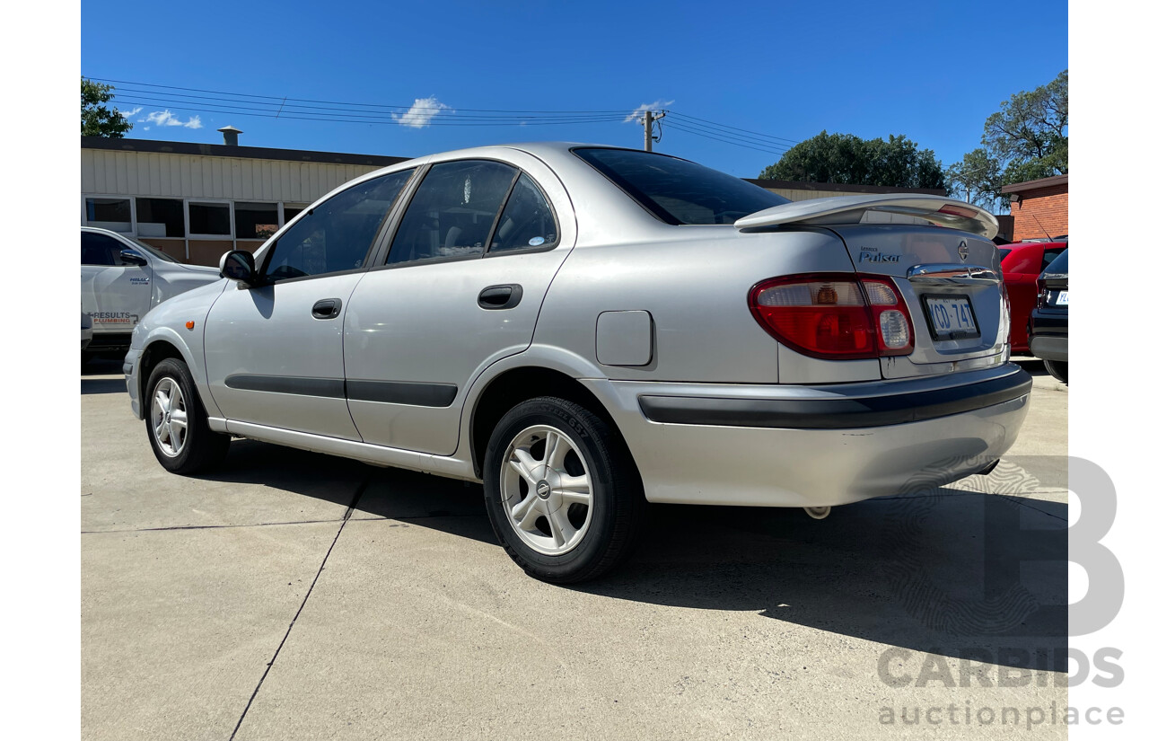 06/02 Nissan Pulsar ST PLUS FWD N16 4D Sedan Silver 1.8L
