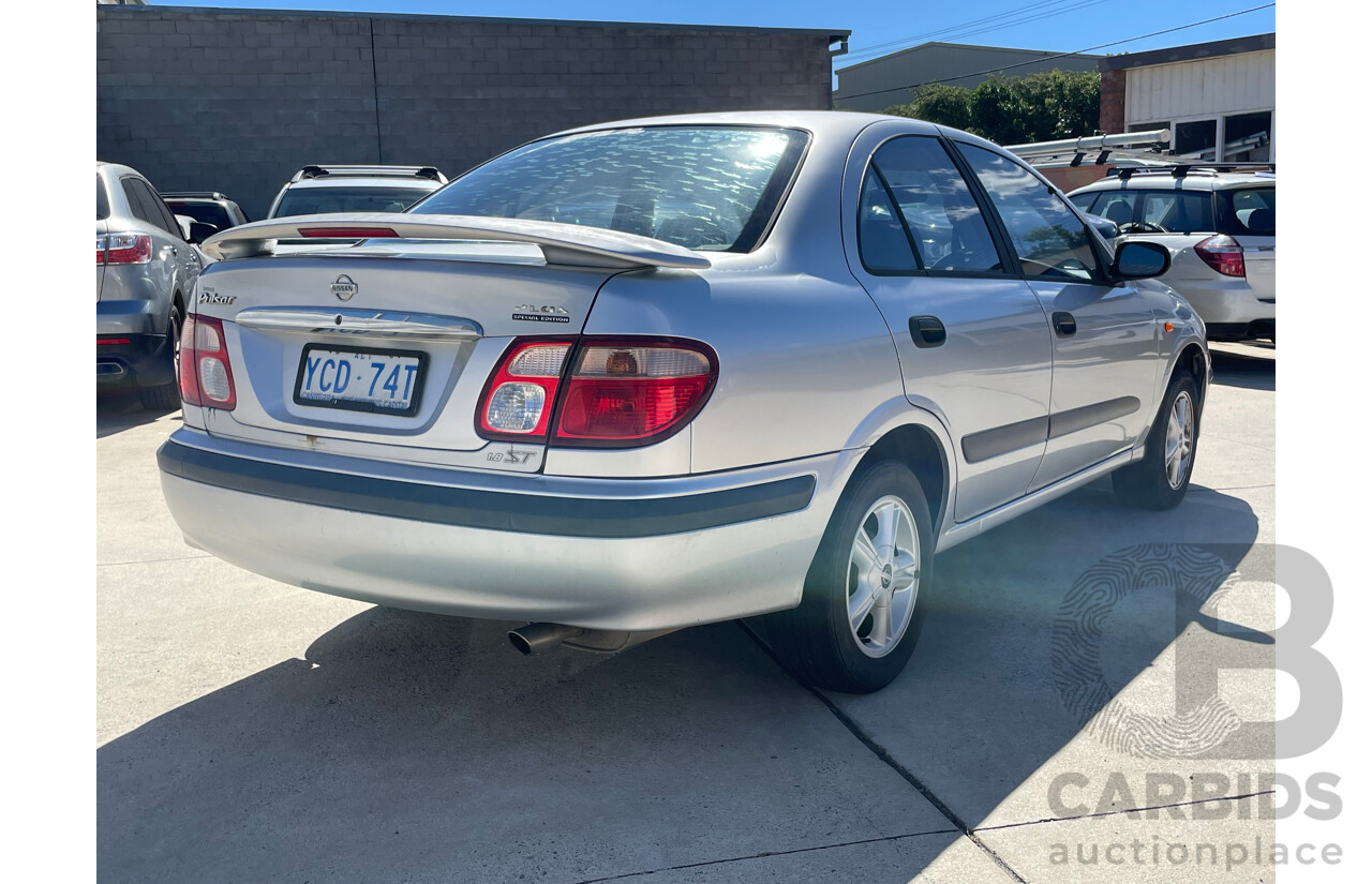06/02 Nissan Pulsar ST PLUS FWD N16 4D Sedan Silver 1.8L