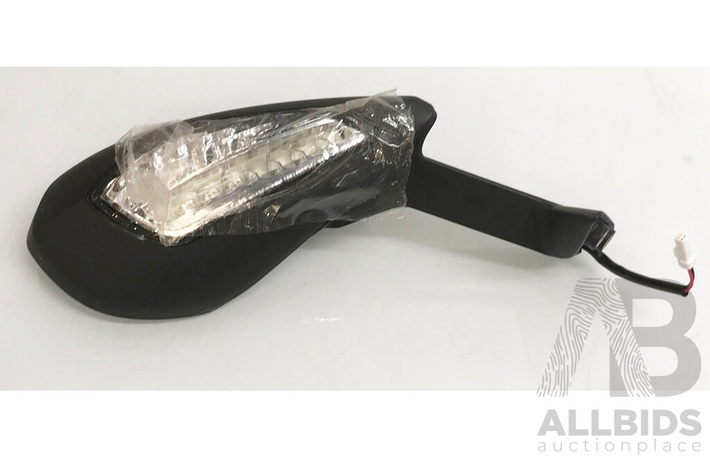 Ducati Motorcycle Side Mirror and Light