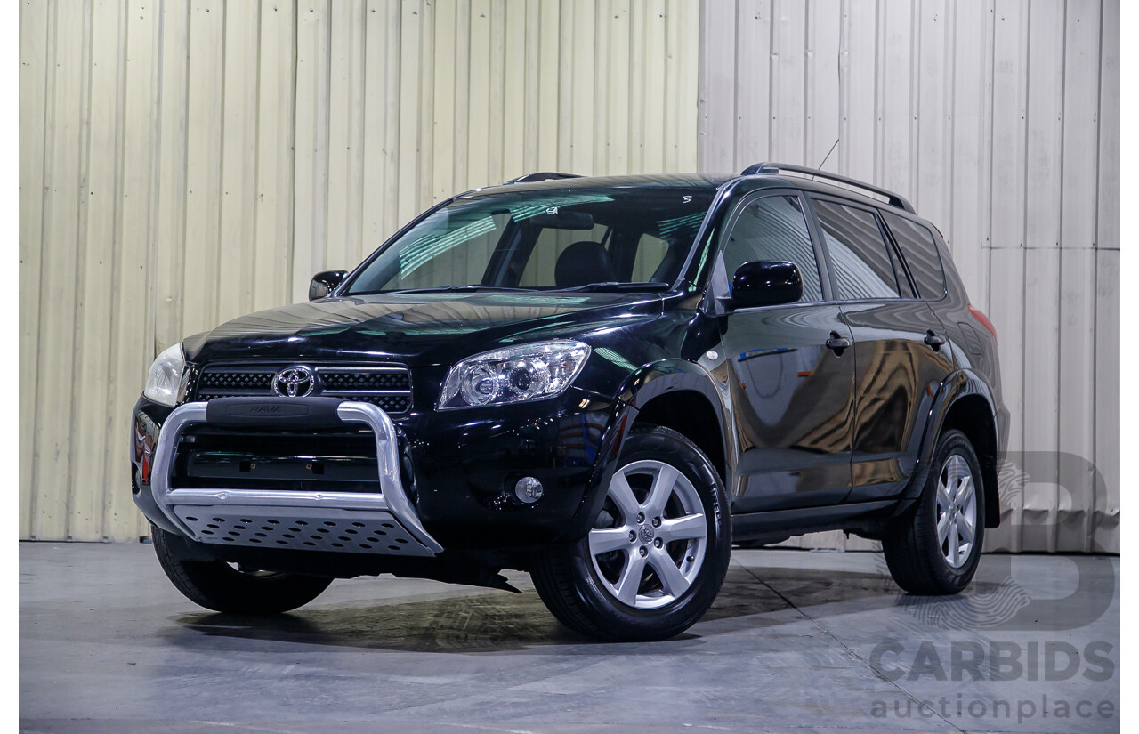 7/2006 Toyota Rav4 Cruiser L (4x4) ACA33R 4d Wagon Black 2.4L