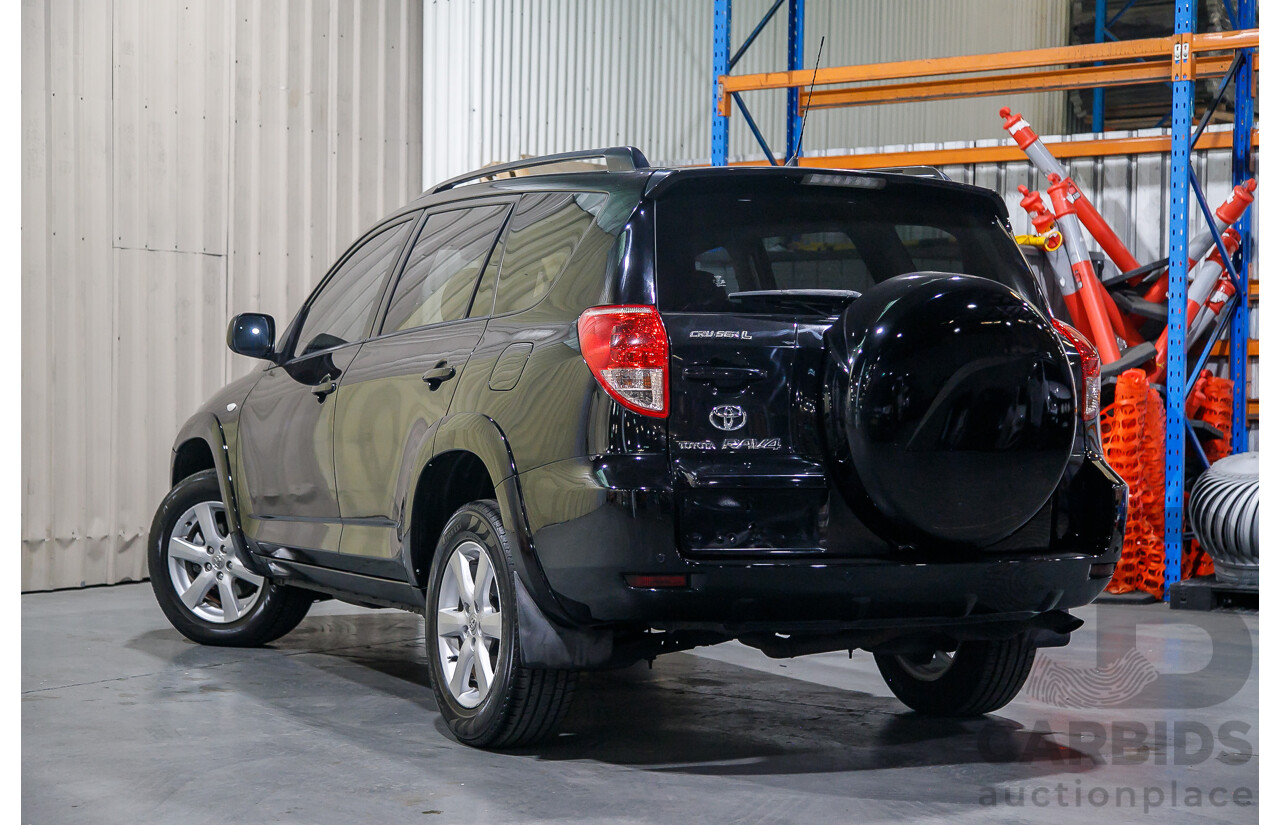 7/2006 Toyota Rav4 Cruiser L (4x4) ACA33R 4d Wagon Black 2.4L