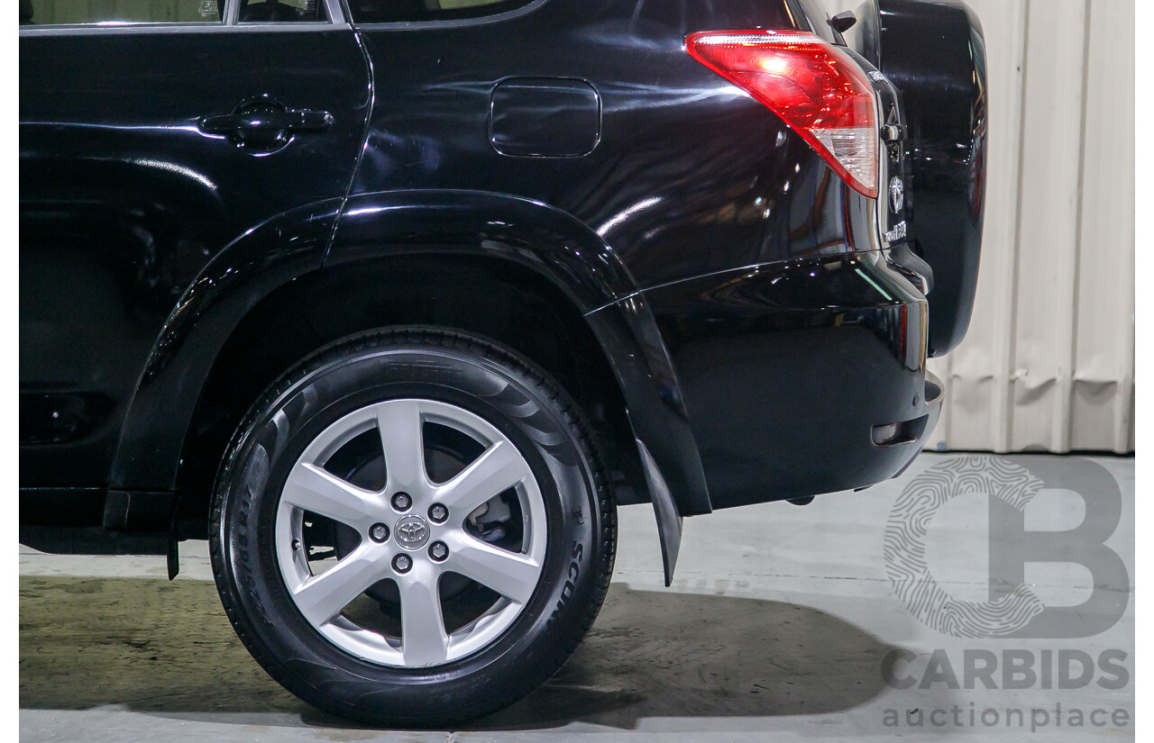 7/2006 Toyota Rav4 Cruiser L (4x4) ACA33R 4d Wagon Black 2.4L