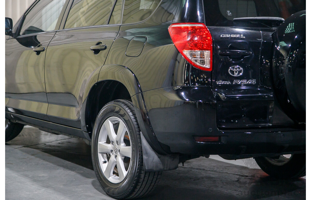 7/2006 Toyota Rav4 Cruiser L (4x4) ACA33R 4d Wagon Black 2.4L