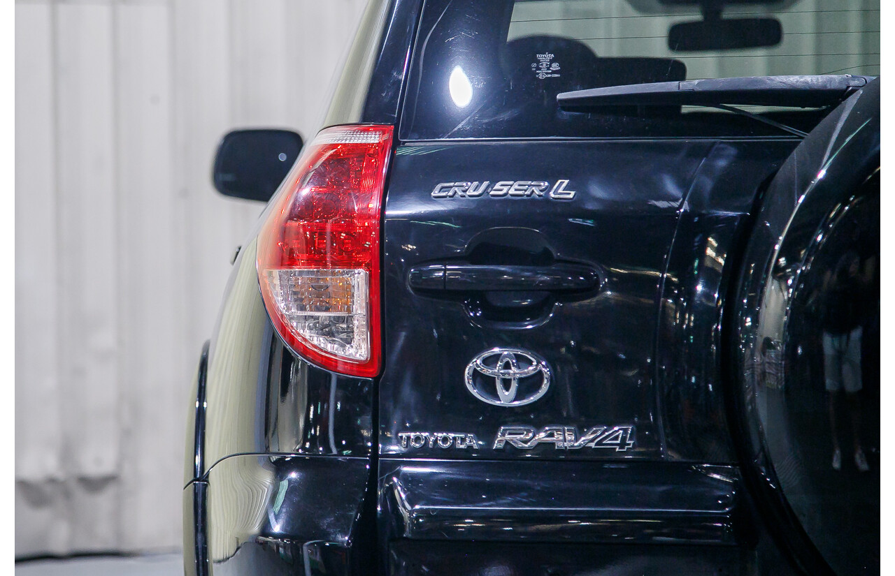 7/2006 Toyota Rav4 Cruiser L (4x4) ACA33R 4d Wagon Black 2.4L