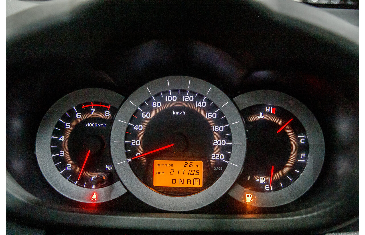 7/2006 Toyota Rav4 Cruiser L (4x4) ACA33R 4d Wagon Black 2.4L