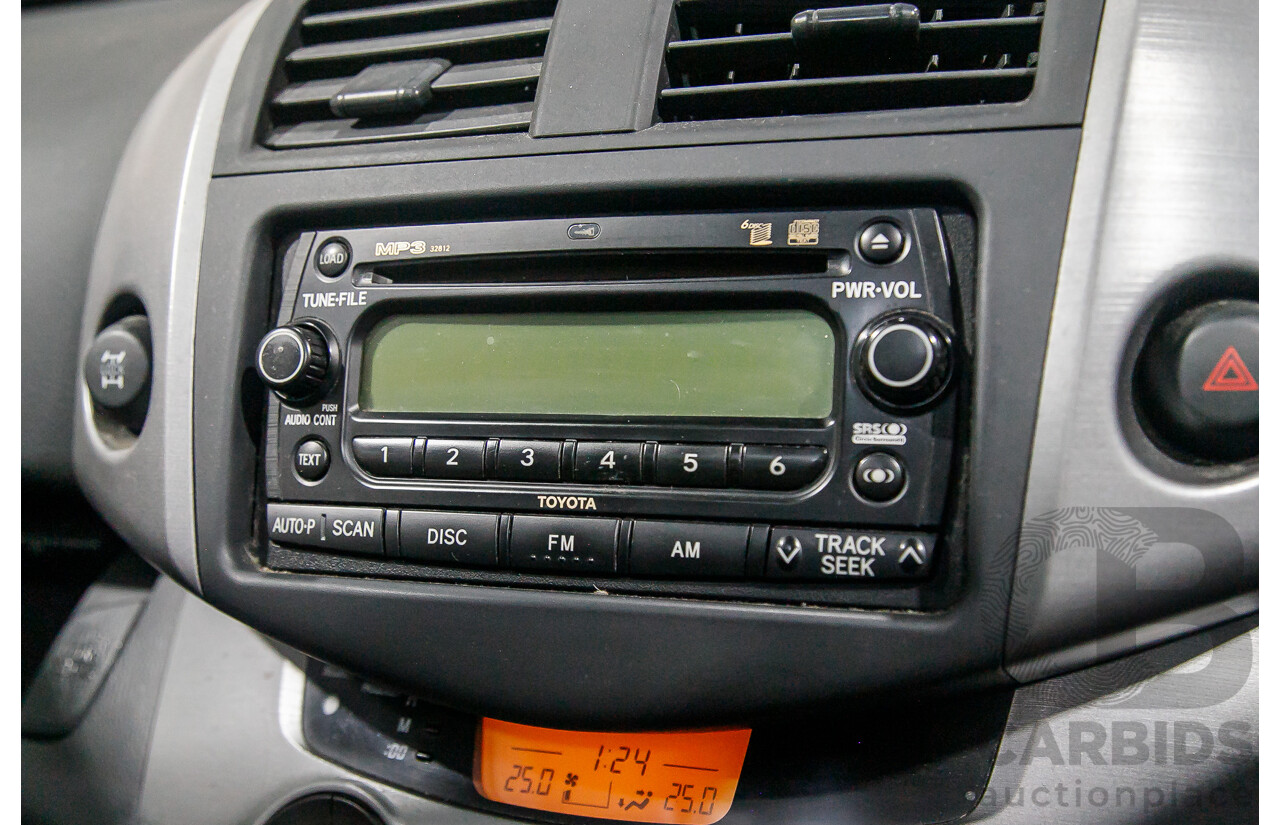 7/2006 Toyota Rav4 Cruiser L (4x4) ACA33R 4d Wagon Black 2.4L