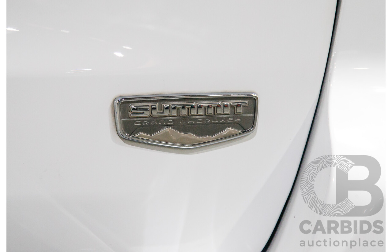 1/2014 Jeep Grand Cherokee Summit (4x4) WK MY14 4d Wagon White Turbo Diesel V6 3.0L