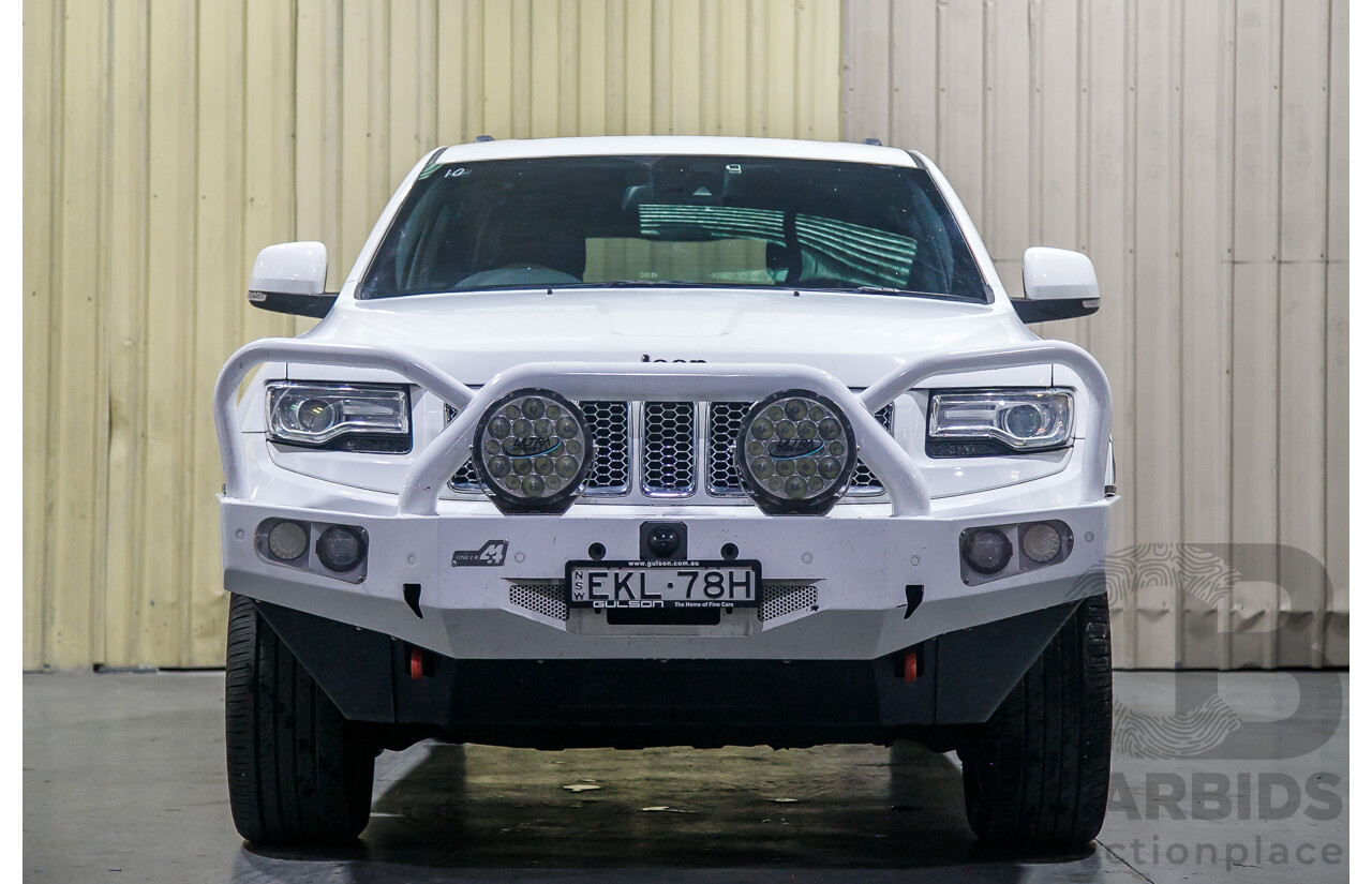1/2014 Jeep Grand Cherokee Summit (4x4) WK MY14 4d Wagon White Turbo Diesel V6 3.0L