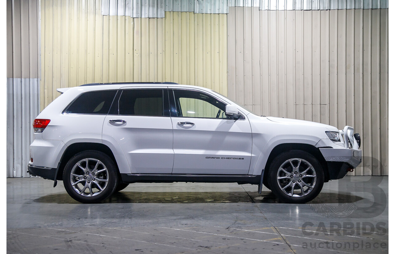 1/2014 Jeep Grand Cherokee Summit (4x4) WK MY14 4d Wagon White Turbo Diesel V6 3.0L