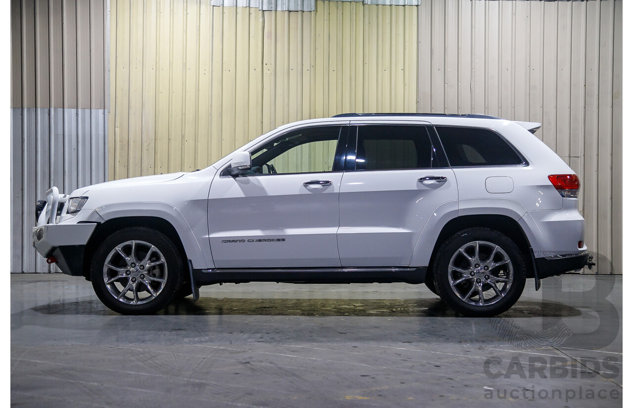 1/2014 Jeep Grand Cherokee Summit (4x4) WK MY14 4d Wagon White Turbo Diesel V6 3.0L