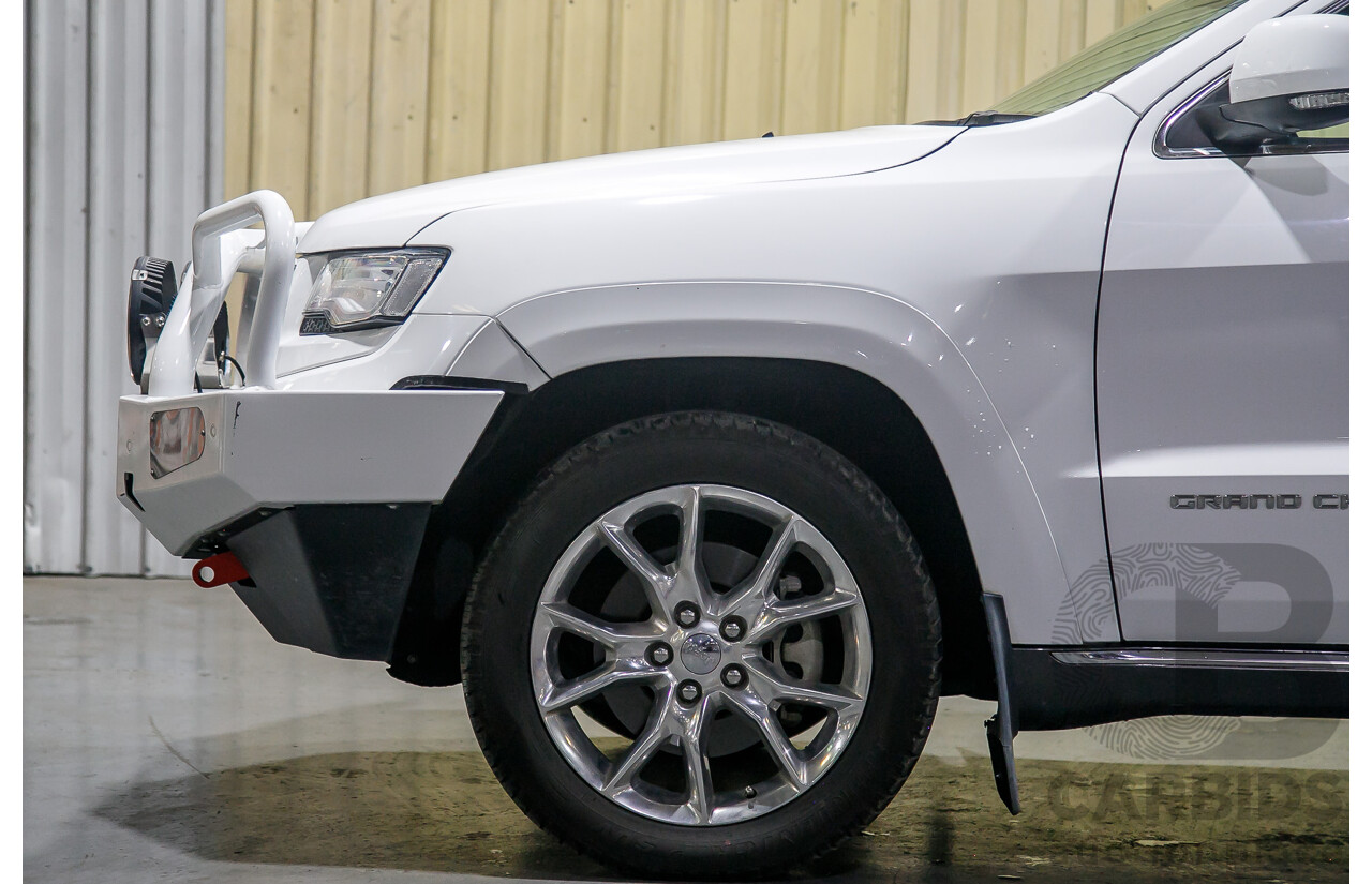 1/2014 Jeep Grand Cherokee Summit (4x4) WK MY14 4d Wagon White Turbo Diesel V6 3.0L