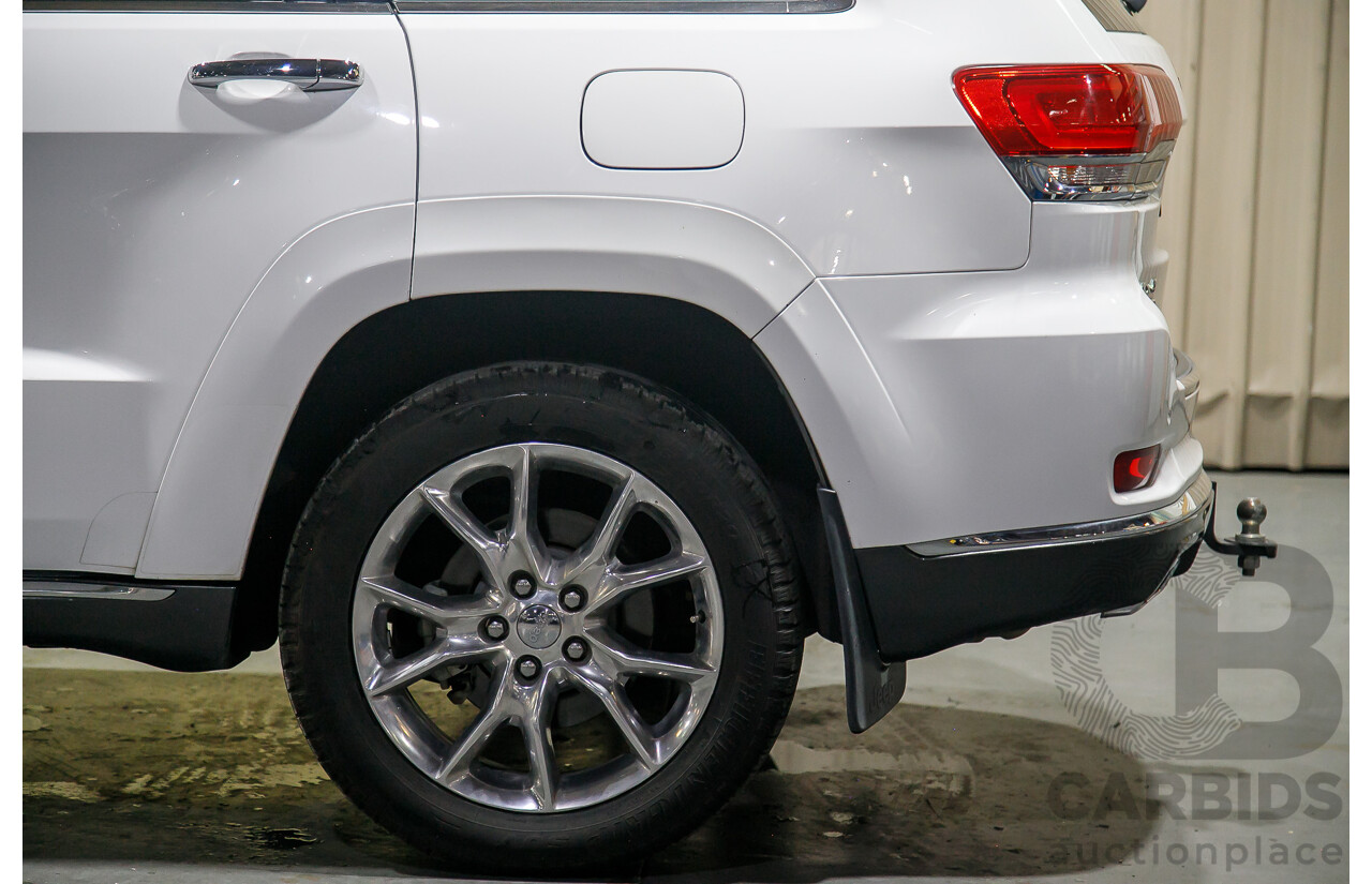 1/2014 Jeep Grand Cherokee Summit (4x4) WK MY14 4d Wagon White Turbo Diesel V6 3.0L