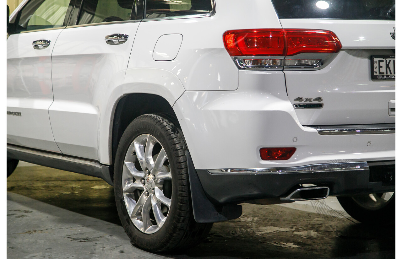 1/2014 Jeep Grand Cherokee Summit (4x4) WK MY14 4d Wagon White Turbo Diesel V6 3.0L