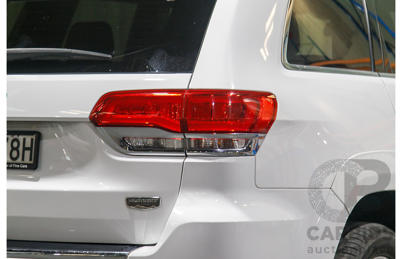 1/2014 Jeep Grand Cherokee Summit (4x4) WK MY14 4d Wagon White Turbo Diesel V6 3.0L