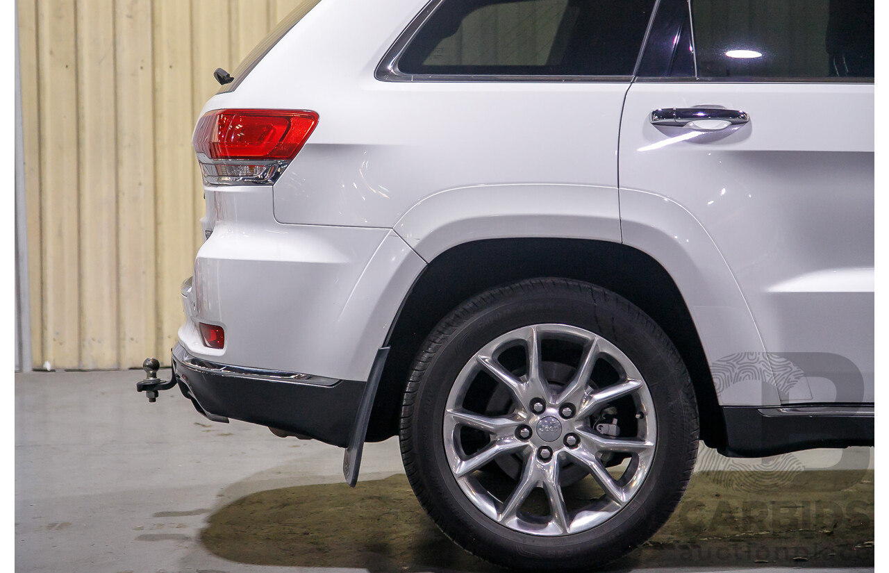 1/2014 Jeep Grand Cherokee Summit (4x4) WK MY14 4d Wagon White Turbo Diesel V6 3.0L
