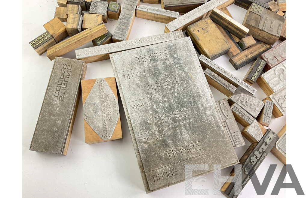 Selection of Vintage Printers Blocks - Lot 1517691 | EHVA