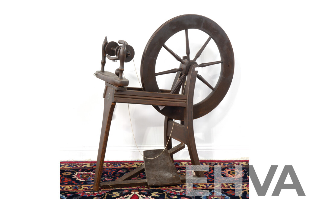 Vintage Ashford Timber Spinning Wheel