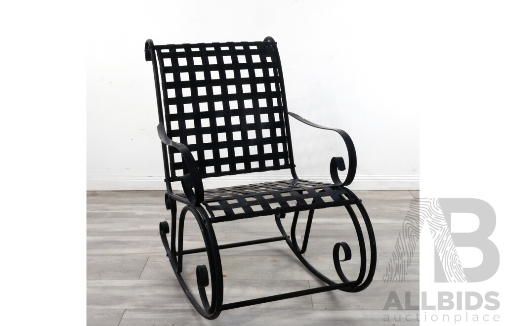 Metal Outdoor Rocking Chair