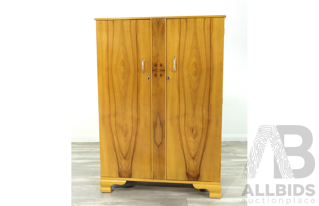 Maple Two Door Art Deco Low Boy