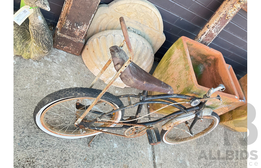 Three Vintage Dragster Bikes