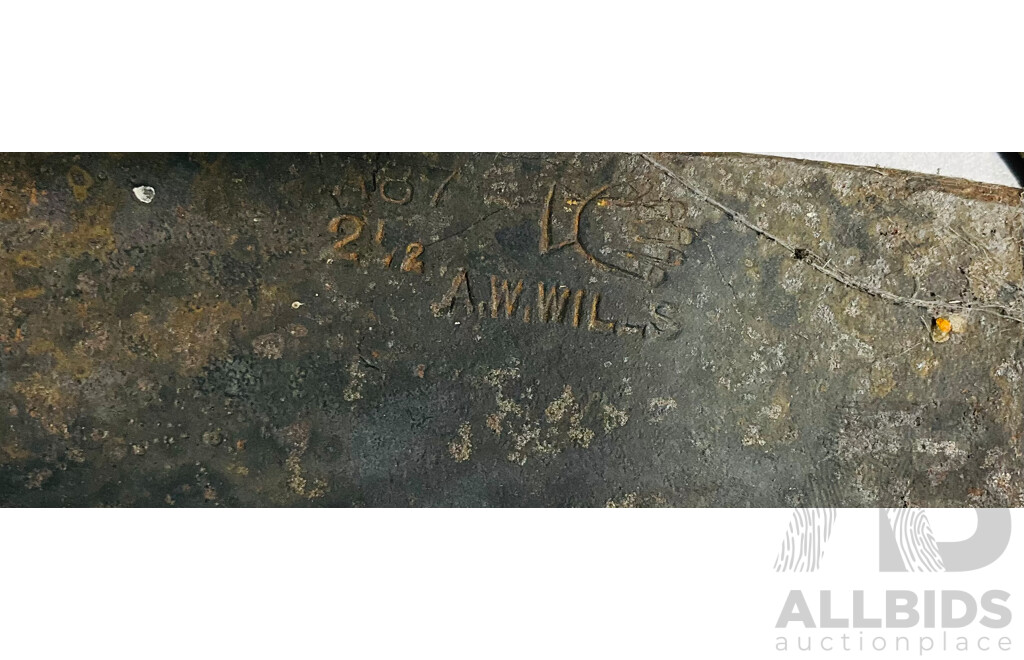 Collection of Vintage Farming Hand Tools Including Bail Hooks Beveridge Coopers Wooden Pail, A.W. Wills Sickle and More