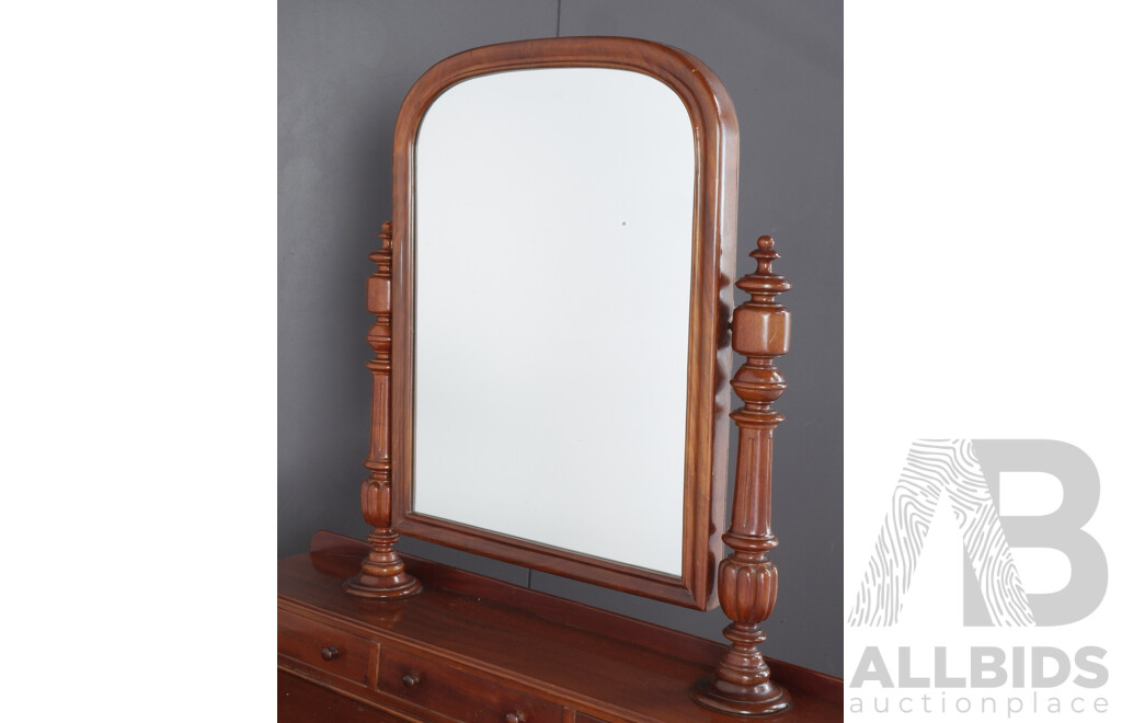 Late Victorian Mahogany Dressing Table Circa 1880