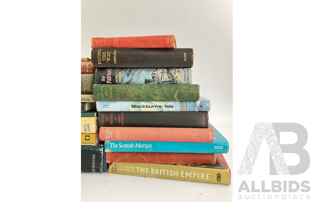 Collection of Antique and Vintage Books Including First Editions Trial by Ordeal, Caryl Chessman, Tales From Balzac, 1927 Nash and Grayson, Red Sky at Morning Richard Bradford, Shakespeare's Complete Works I-IV.......