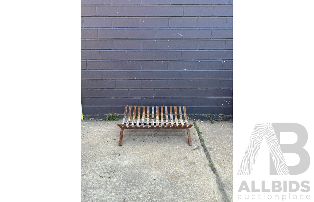 Vintage Iron Fire Place Grate