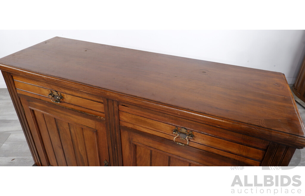 Antique Edwardian Timber Sideboard