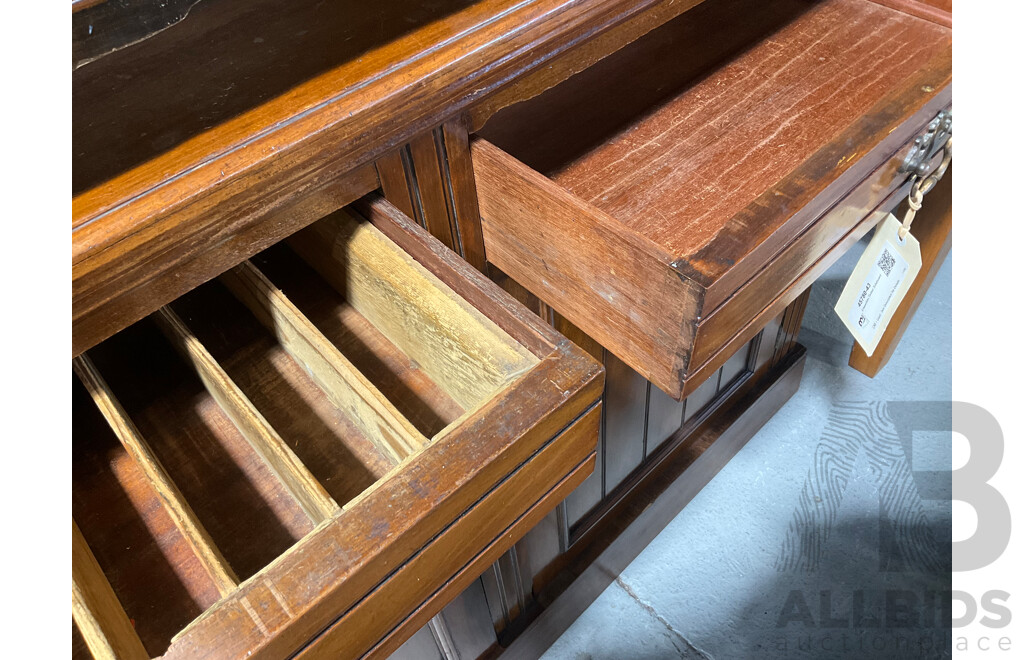 Antique Edwardian Timber Sideboard
