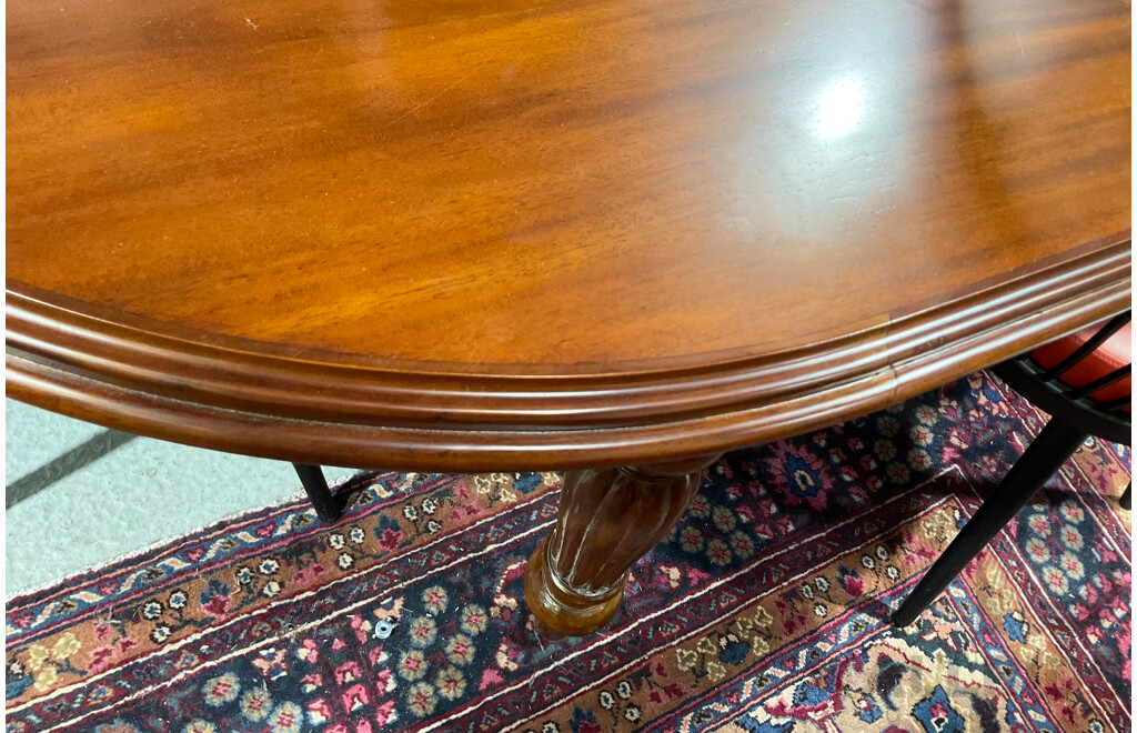 Antique Style Mahogany Dining Table