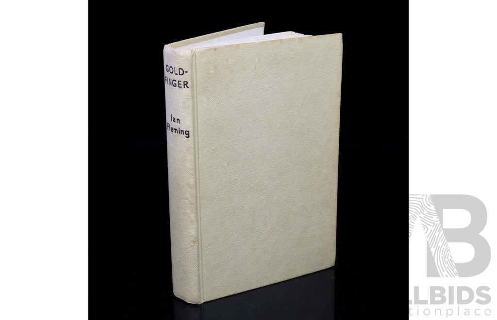 First Book Club Edition, Goldfinger, Ian Fleming, the Book Club, 1959, Hardcover