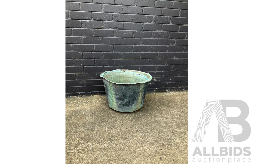 Vintage Metters 12 Gallon Copper Tub