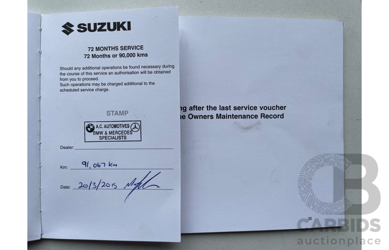 02/10 Suzuki Swift  FWD EZ 07 UPDATE 5D Hatchback Black 1.5L